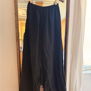 Boheme Linen Trouser - Black